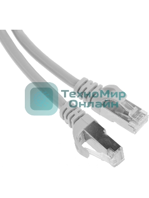 Патч-корд Premier PP6-0.5M 10000Гбит/с FTP 4 пары cat.6 CCA molded 0.5м серый RJ-45 (m)-RJ-45 (m)