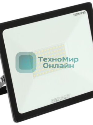 Прожектор светодиодный Rexant 605-005 100 Вт 200–260В IP65 8000 лм 6500 K холодный свет