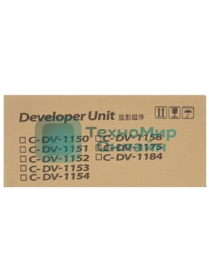 Блок проявки CET DV-1150 для Kyocera ECOSYS M2040dn/2135dn/2635dn/2540dn/2640idw/2735dw, 100000 стр., (восстановленный)