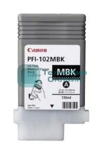 Картридж струйный Canon PFI-102MBk (0894B001) матовый черный, 130 мл., для iPF500/600/700
