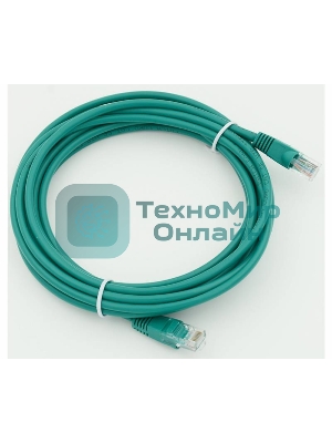 Патч-корд molded 5E Copper 5m зеленый