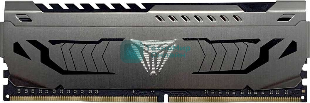 Оперативная память Patriot Viper Steel, DDR4, 8GB (1x8GB), 3600MHz, CL18, DIMM, с радиатором, черный