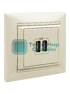 Розетка 2-ая USB 774170 Legrand Valena Сл. кость