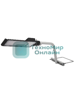 Кронштейн для консольного светильника Rexant приставного монтажа 1 хомутом серый (сталь 2мм, 625x460x280 Ø51)