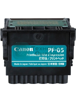 Печатающая головка Canon PF-05 многоцветный для Canon iPF6300, iPF6300S, iPF6350, iPF6400, iPF6400S, iPF6400SE, iPF6450, iPF8300, iPF8300S, iPF8400, iPF8400S, iPF8400SE, iPF9400, iPF9400S