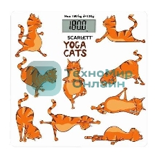 Весы напольные Scarlett йогакот