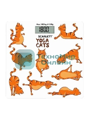 Весы напольные Scarlett йогакот