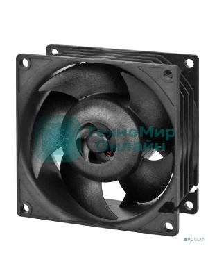 Комплект вентиляторов для корпуса Arctic S8038-7K (4 Pack) черный, 80 мм, 7000 об/мин, 4 pin