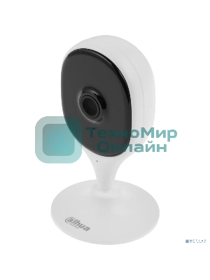Компактная IP-видеокамера Dahua DH-IPC-C3AP-0280B с Wi-Fi 2.4ГГц 3Мп, 1/3.2” CMOS, объектив 2.8мм, обнаружение людей, ИК 10м, микрофон, динамик