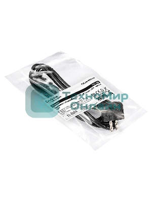 Кабель питания ExeGate Special PC-1,8S (Евровилка угловая Schuko->C13, 3*1.0мм2, CCA, черный, 1.8 м)