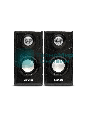 Акустическая система 2.0 ExeGate EX289694RUS Tango 316 (питание USB, 2х3Вт (6 Вт RMS), 80-20000Гц, дерево)