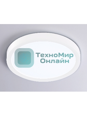 Светильник светодиодный ультратонкий Ambrella light FZ1901 WH белый IP54 13W 3000K-6500K CCT-переключатель D230*25 (Без ПДУ)
