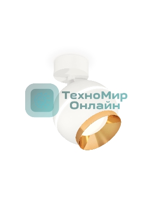 Комплект поворотного светильника Ambrella light XM1101004 SWH/PYG белый песок/золото желтое полированное MR16 GU5.3 LED 3W 4200K (A2202,C1101,N7034)