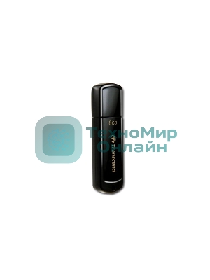 Флешка USB Transcend JetFlash 350 (TS8GJF350), 8Gb, USB 2.0, R/W 12/5, черный