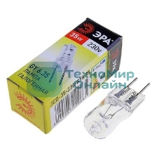 Лампа галогенная ЭРА GY6.35-JCD-35W-230V(100/1000/35000)