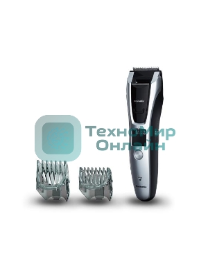 Машинка для стрижки Panasonic ER-GB70-S520 серебристый/черный (насадок в компл:2шт)