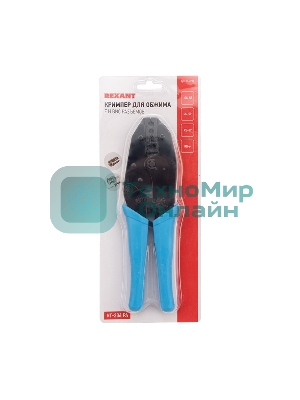 Кримпер Rexant HT-301 PA для обжима F и BNC разъемов RG-58, RG-59, RG-62, RG-6