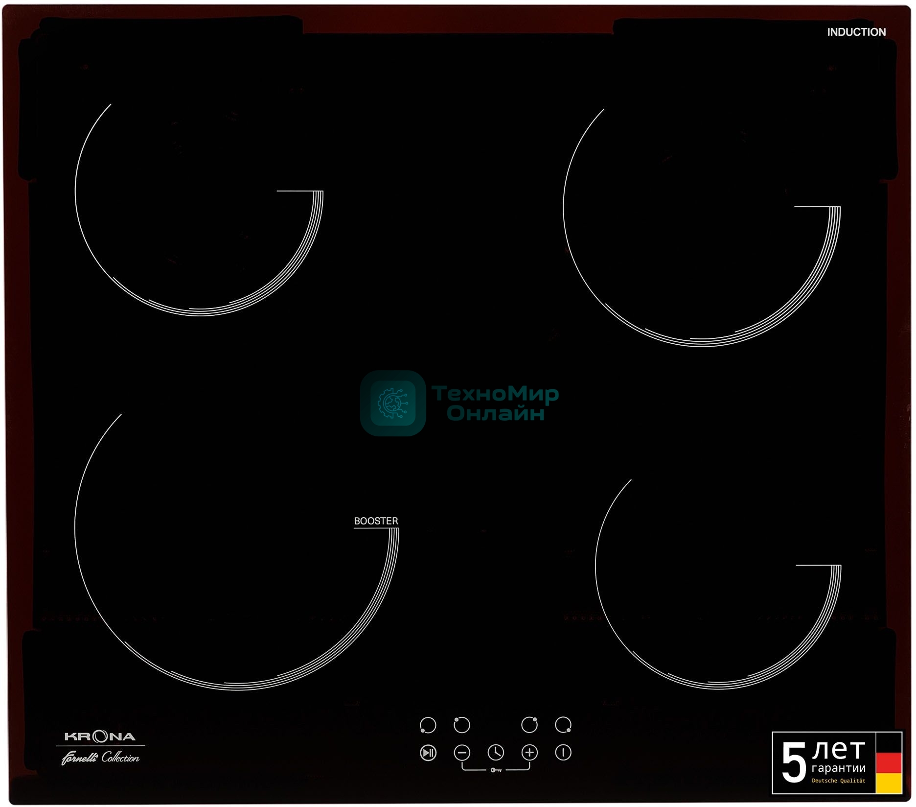 Индукционная варочная панель Krona VENTO 60 BL