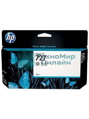 Картридж струйный HP 727 B3P24A серый для HP DJ T920/T1500 (130мл)