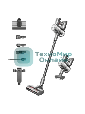 Пылесос вертикальный Dreame T30 Cordless Vacuum Cleaner (VTT1) серый, питание от аккумулятора, 190 Вт, уборка сухая, пылесборник 0.6 л