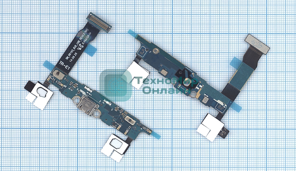 Шлейф разъема питания для Samsung Galaxy Note 4 N910C