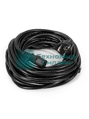 Кабель питания ExeGate Special PC-10S (Евровилка угловая Schuko->C13, 3*0.75мм2, CCA, черный, 10м)