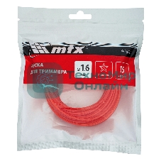 Леска для триммера MTX звезда 1,6 мм х 15 м