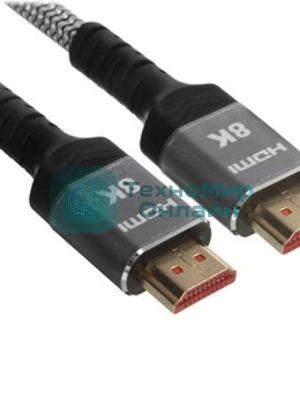 Кабель iOpen HDMI 19M/M,ver. 2.1 8KX60Hz (Econom) оплетка 3m ACG859B-3.0