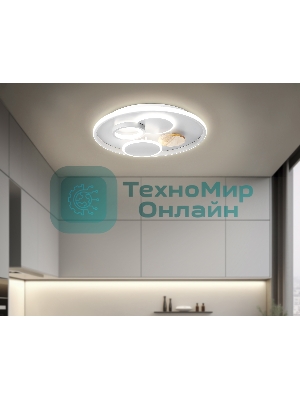Светильник Ambrella light FL4803 GR серый 3000K-6400K 70W D500*95 (ПДУ ИК)