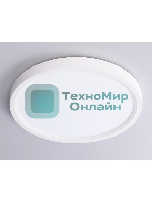 Светильник светодиодный ультратонкий Ambrella light FZ1901 WH белый IP54 13W 3000K-6500K CCT-переключатель D230*25 (Без ПДУ)