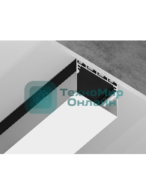 Алюминиевый профиль Ambrella light GP3070BK черный 2000*45*42
