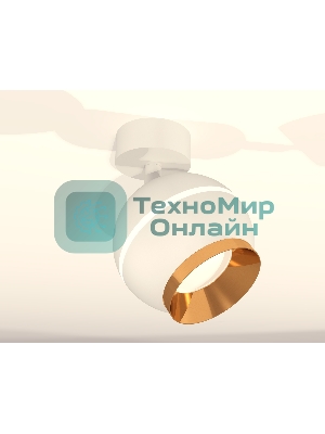 Комплект поворотного светильника Ambrella light XM1101004 SWH/PYG белый песок/золото желтое полированное MR16 GU5.3 LED 3W 4200K (A2202,C1101,N7034)