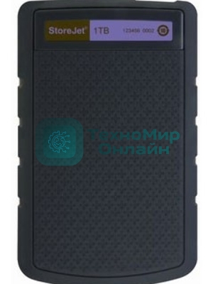 Внешний HDD Transcend USB 3.0 1Tb TS1TSJ25H3P StoreJet 25H3P (5400 об/мин) 2.5