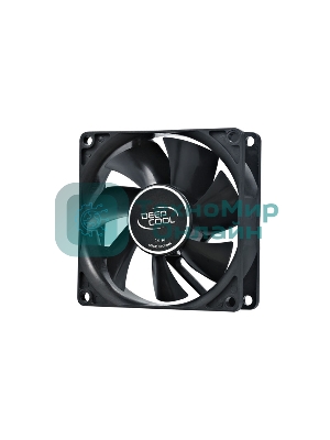 Вентилятор для корпуса DEEPCOOL XFAN 80 черный, 80 мм, 1800 об/мин, 20.3 дБ, Molex