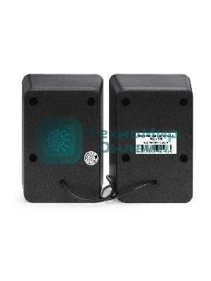 Акустическая система 2.0 ExeGate EX287054RUS Disco 120 (питание USB, 2х3Вт (6Вт RMS), 100-20000Гц, черный)