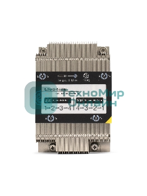 Радиатор для процессора ExeGate ESNK-P0063P.2U.SP3.Cu серебристый, алюминий/медь, 280 Вт, 65 мм