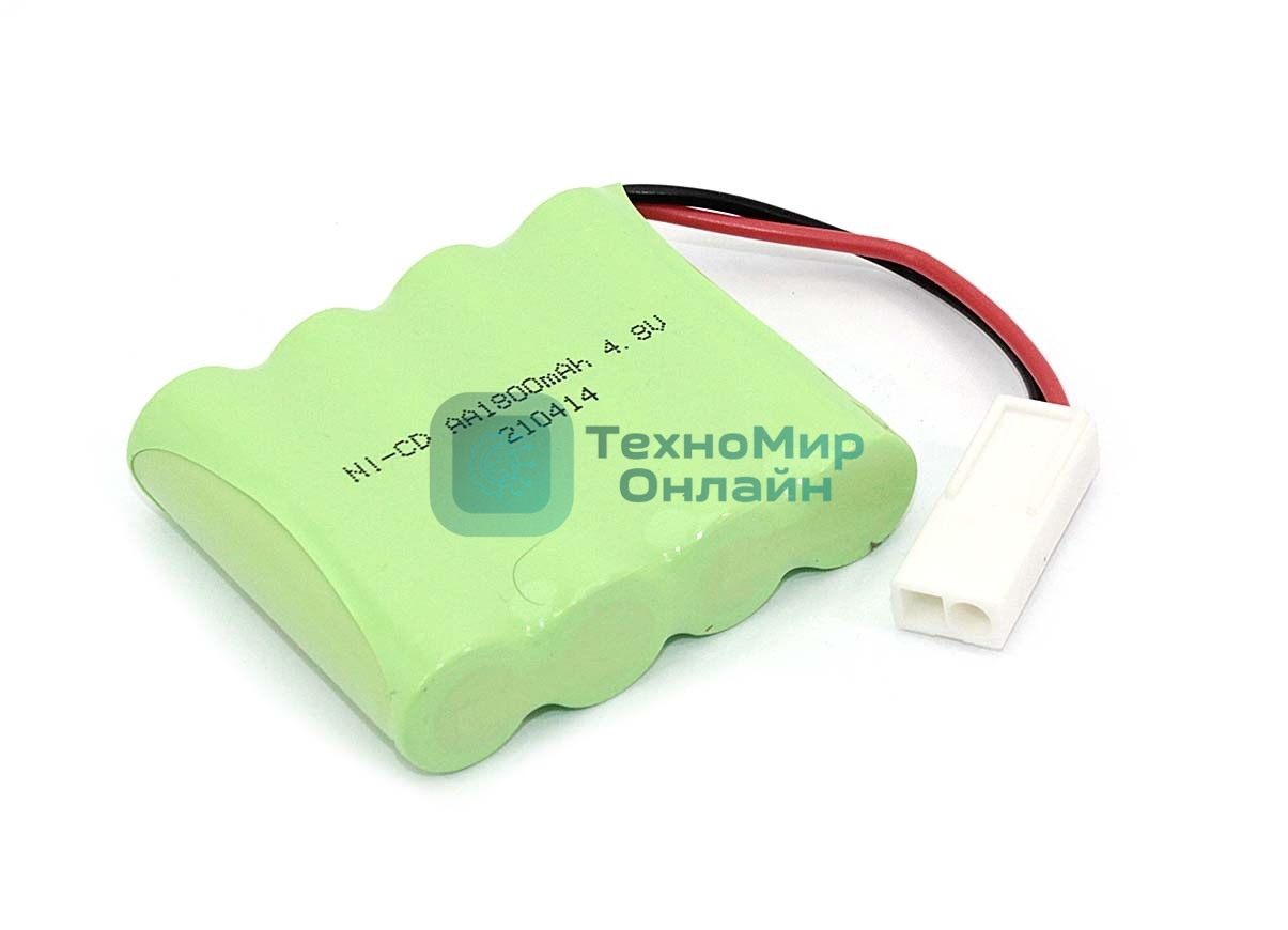 Аккумулятор Ni-Cd 4.8V 1800 mAh AA Flatpack разъем EL