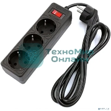 Сетевой фильтр 5bites GARDA SP3B-530 3S / 3x0.75MM2 3M черный