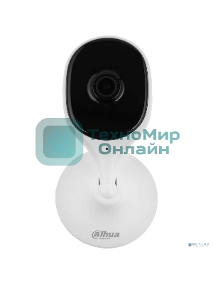 Компактная IP-видеокамера Dahua DH-IPC-C3AP-0280B с Wi-Fi 2.4ГГц 3Мп, 1/3.2” CMOS, объектив 2.8мм, обнаружение людей, ИК 10м, микрофон, динамик