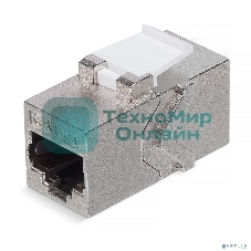 Адаптер проходной формата Rexant Pro Keystone, Jack RJ-45(8P8C), FTP, CAT 6A