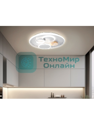 Светильник Ambrella light FL4803 GR серый 3000K-6400K 70W D500*95 (ПДУ ИК)