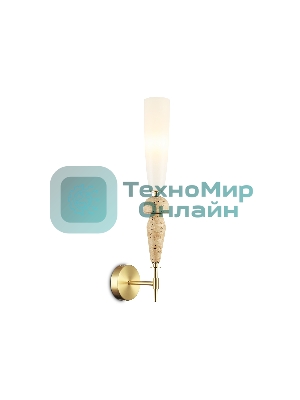 Настенный светильник Ambrella light LH75369 GD/WH золото/белый G9 max 28W 70*150*560