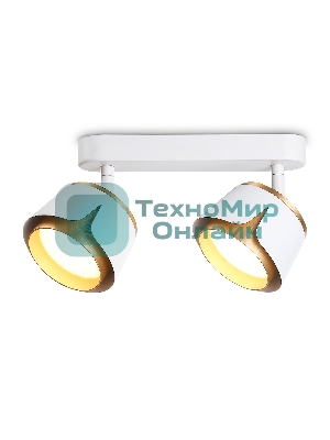 Светильник Ambrella light TN71229/2 WH/GD белый/золото GX53/2 220*100*147