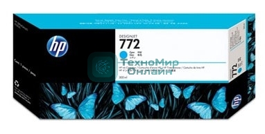 Картридж струйный HP №772 CN636A голубой для HP DJ Z5200 (300мл)