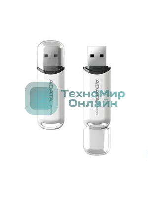 Флешка USB ADATA C906 (AC906-32G-RWH), 32Gb, USB 2.0, R/W 15/5, белый