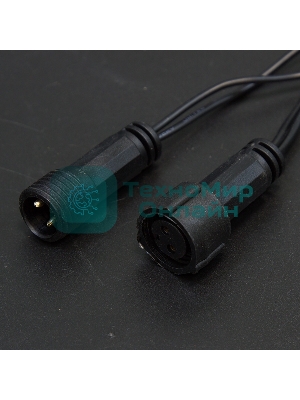 Гирлянда Neon-night Нить 10м, постоянное свечение, черный ПВХ, 230В, красный