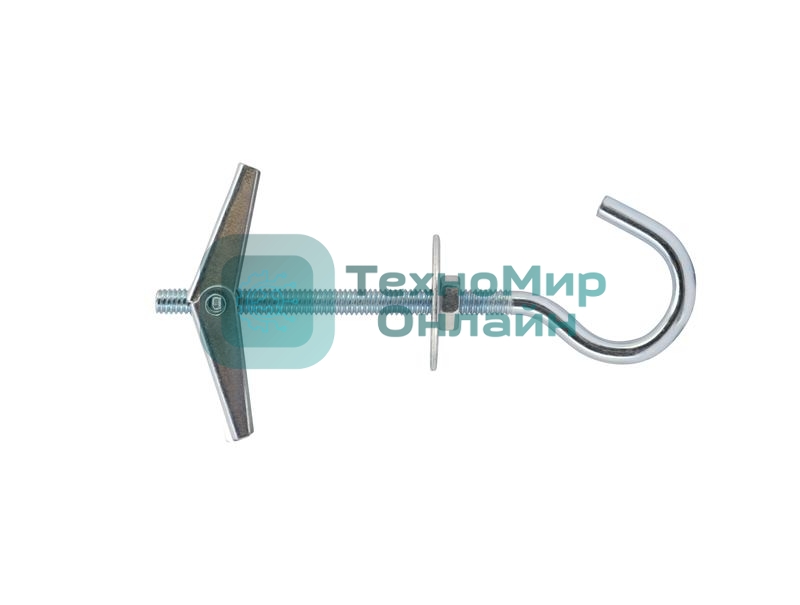 Анкер складной пружинный с крюком М6 пакет Tech-Krep 103900
