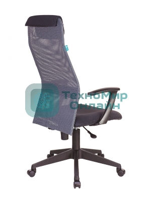 Кресло руководителя Бюрократ KB-8N/DG/TW-12 серый TW-04 TW-12 сетка