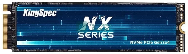 Накопитель SSD KingSpec NX-256, 256Gb, PCIe 3.0 x4, M.2 2280, NVMe, R/W 3400/3100