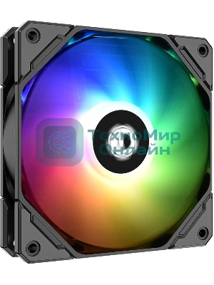 Вентилятор для корпуса ID-Cooling TF-12025-ARGb черный, 120 мм, 1500 об/мин, 30.5 дБ, 4 pin